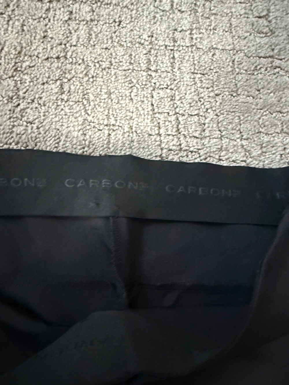 Carbon Black High-Waist Flared Bell-Bottom Pants - Picture 2 of 3